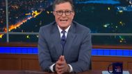 Still from the show (Image via The Late Show with Stephen Colbert)